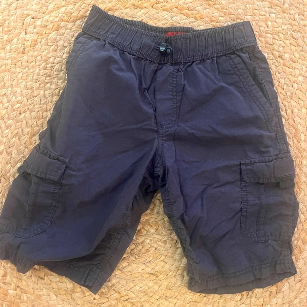Grey shorts elastic waist